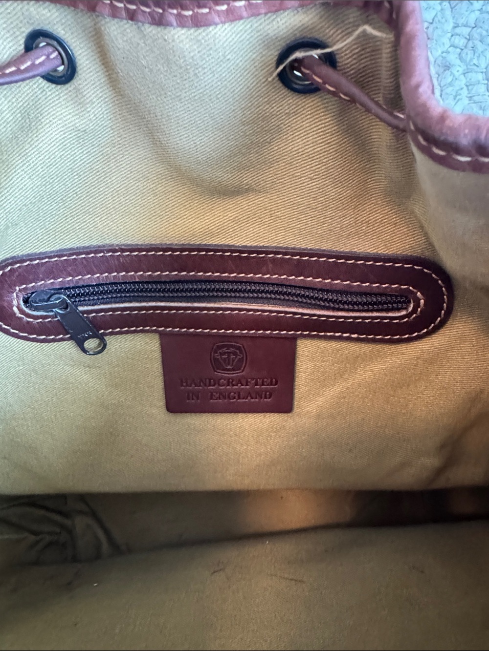 Tusting Drawstring Bucket Bag - Picture 4 of 7